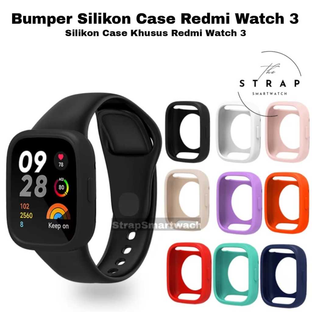 Bumper Silikon Case Redmi Watch 3 SIlikon Case Redmi Watch 3