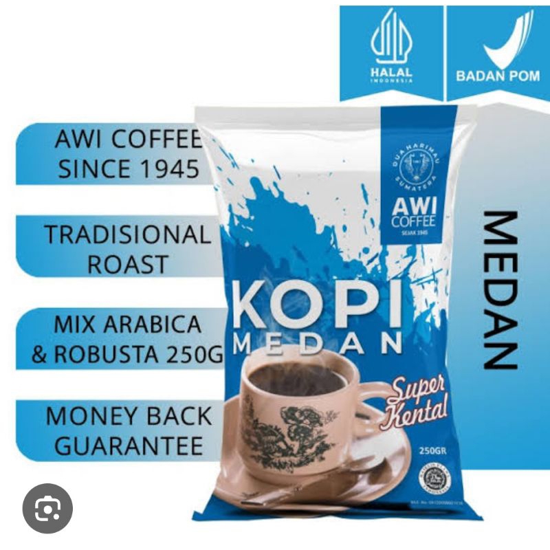 

awi kopi medan kental bubuk halus 250gr