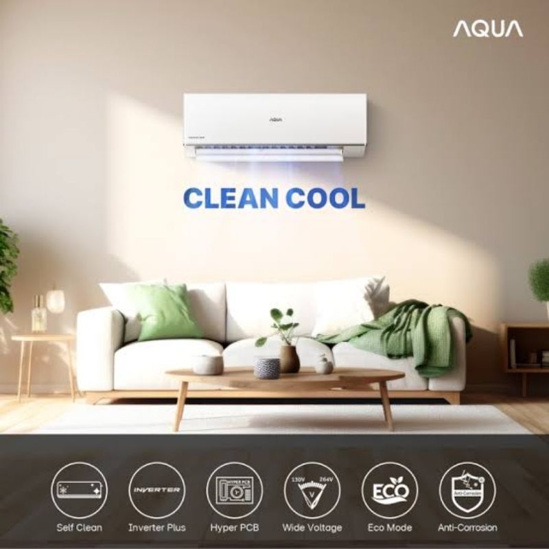 AC AQUA Inverter 1/2PK - 1PK Clean Cool Series VQC