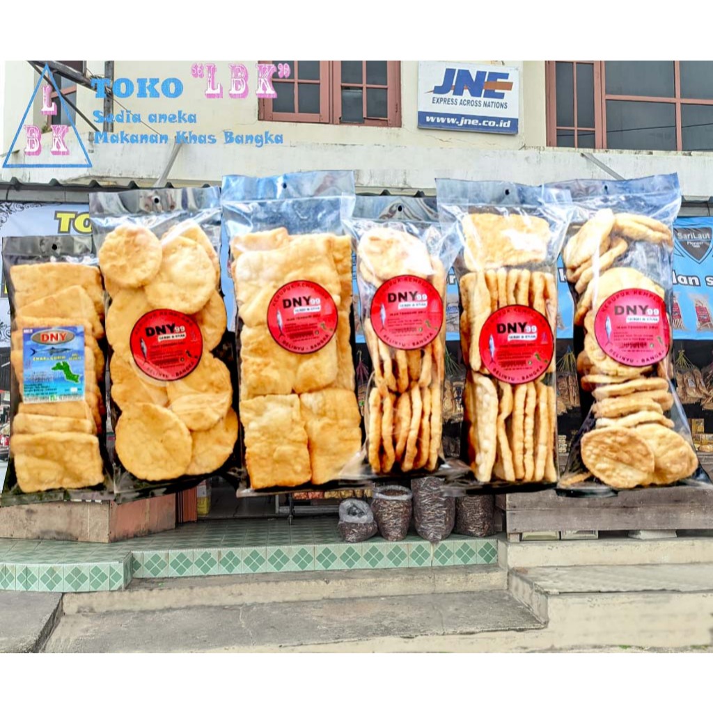 

Kerupuk / Kemplang Panggang Ikan Tenggiri + Sambal Terasi DNY 99