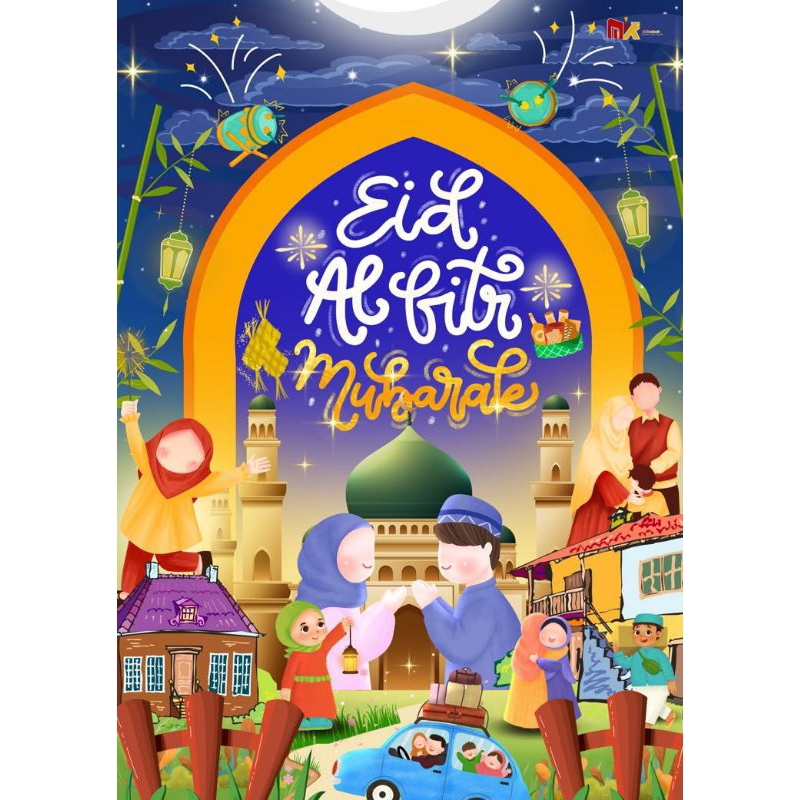 Kartu Ucapan Lebaran 2025 / Tag Lebaran Idul Fitri / Hang Tag Lebaran / Kartu Ucapan Selamat Hari Ra