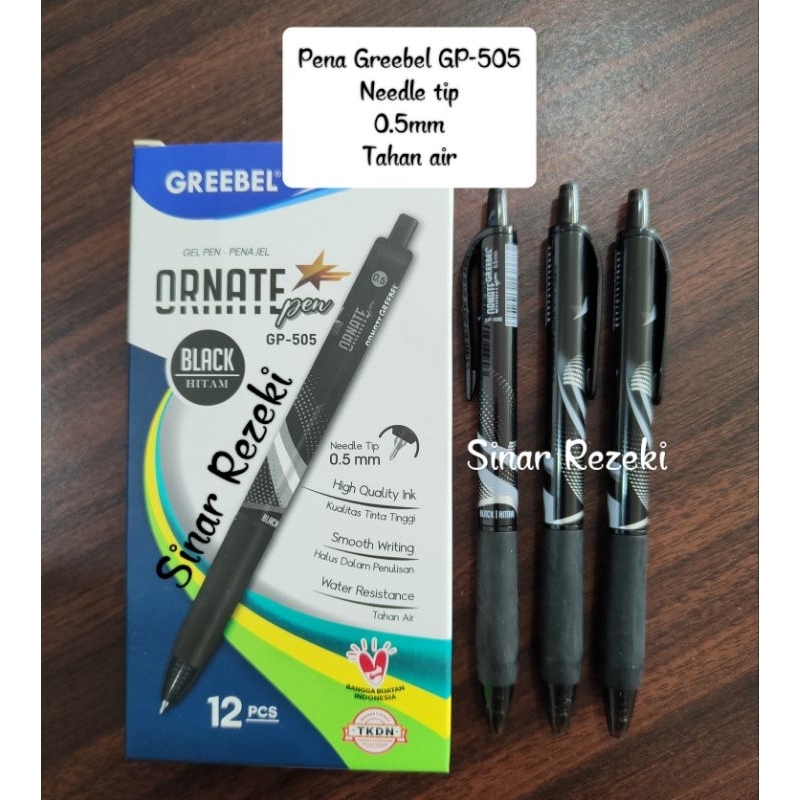 

1 buah!!GP-505!pena gel greebel ornate/pulpen gel greebel