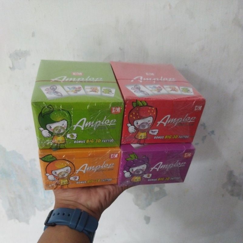 

PERMEN BUBBLE GUM AMPLOP ISI 30 PCS