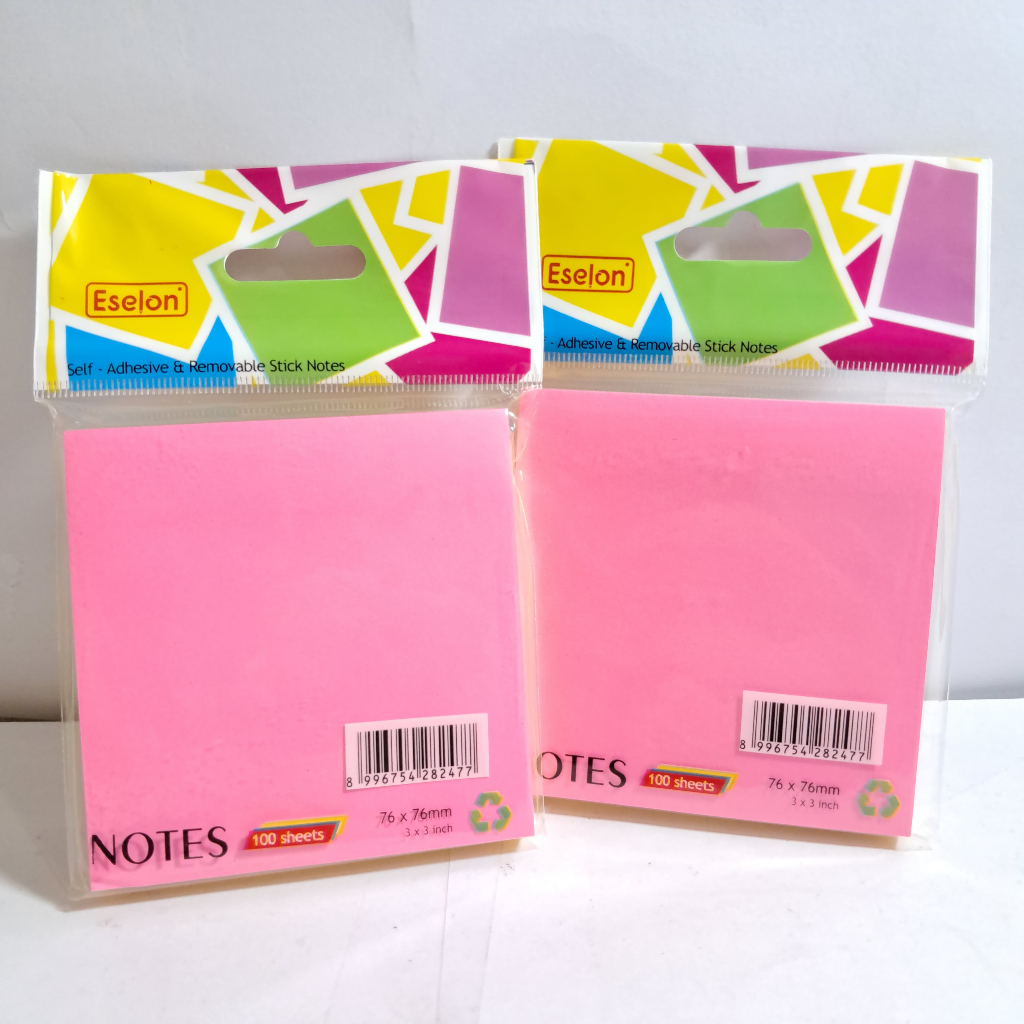 

1 Pak isi 12 Set ( 100 Pcs ) Stiky Notes ESELON