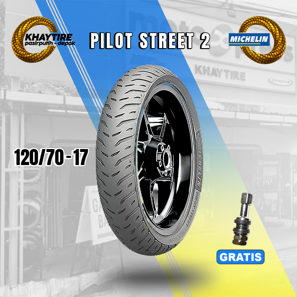 Ban Motor Sport MICHELIN PILOT STREET 2 120/70-17 Tubeless