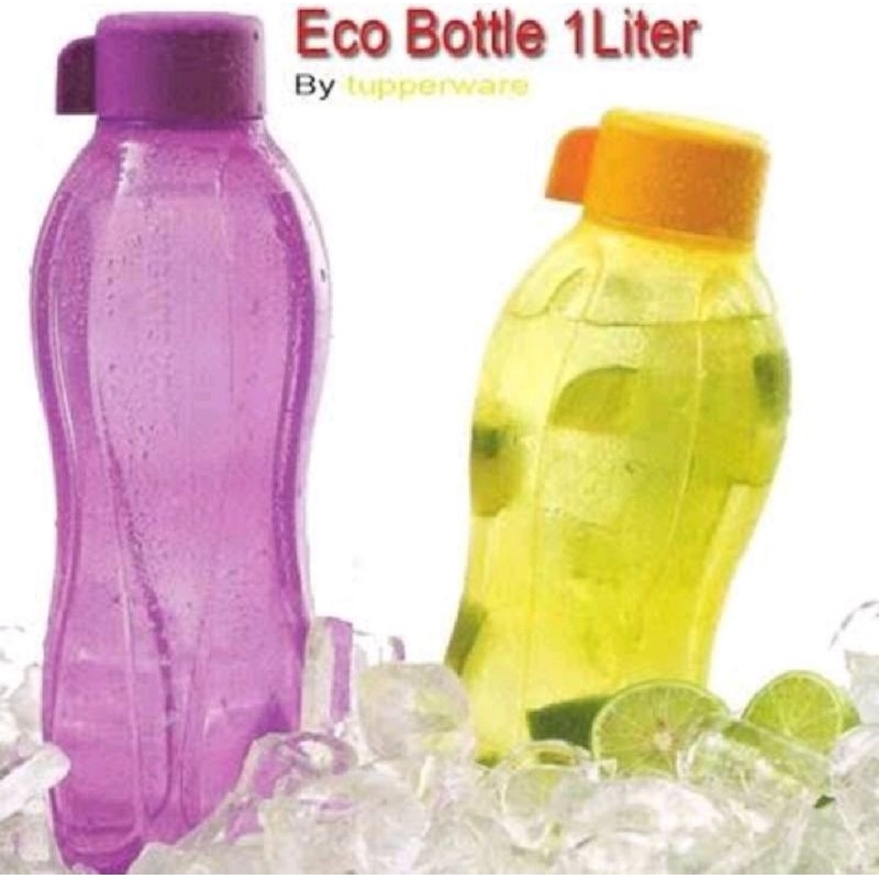 eco bottle tupperware 1liter ( ungu )