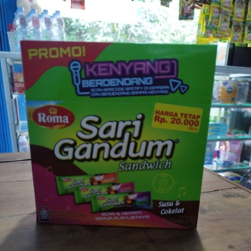 

Sari Gandum Sandwich Kotak (1 Kotak Isi 12 Pcs)