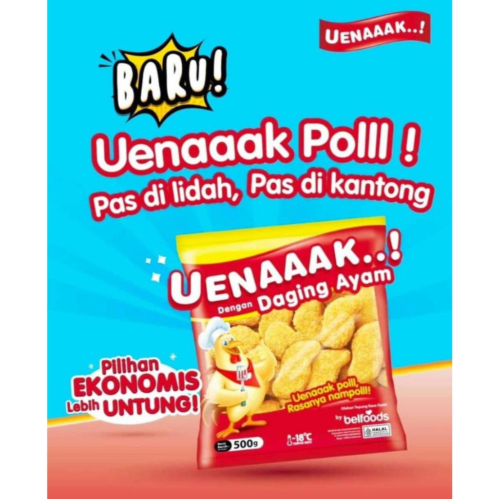 

Chicken Nugget Uenaaak by BELFOODS 500 gram