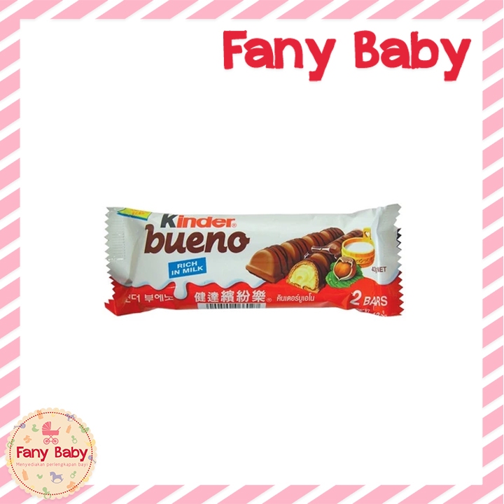 

Kinder Bueno Chocolate Wafer Lapis Coklat 43gr