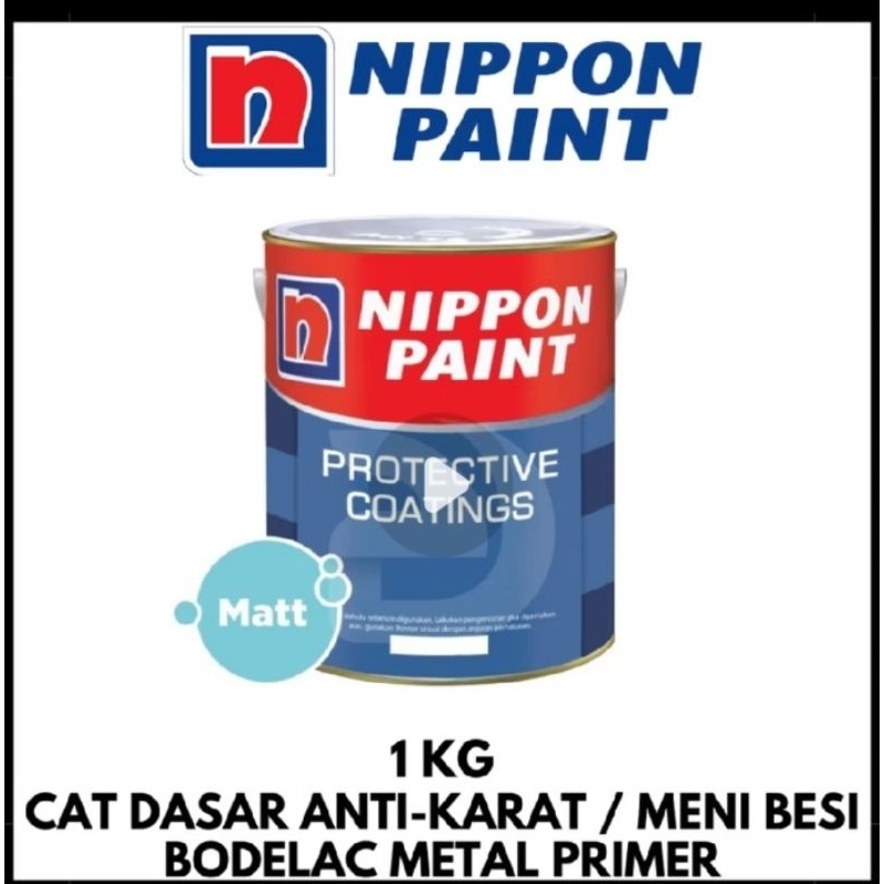 NIPPON PAINT-BODELAC METAL PRIMER-CAT MENI BESI-1KG-CAT PRIMER ANTI KARAT