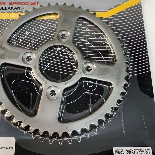 gear belakang Supra fit new 50 T