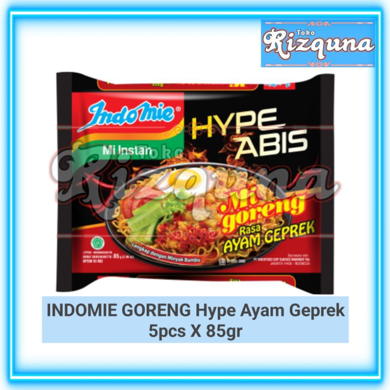 

Indomie Hype Ayam Geprek 85gr | Harga untuk 5pcs