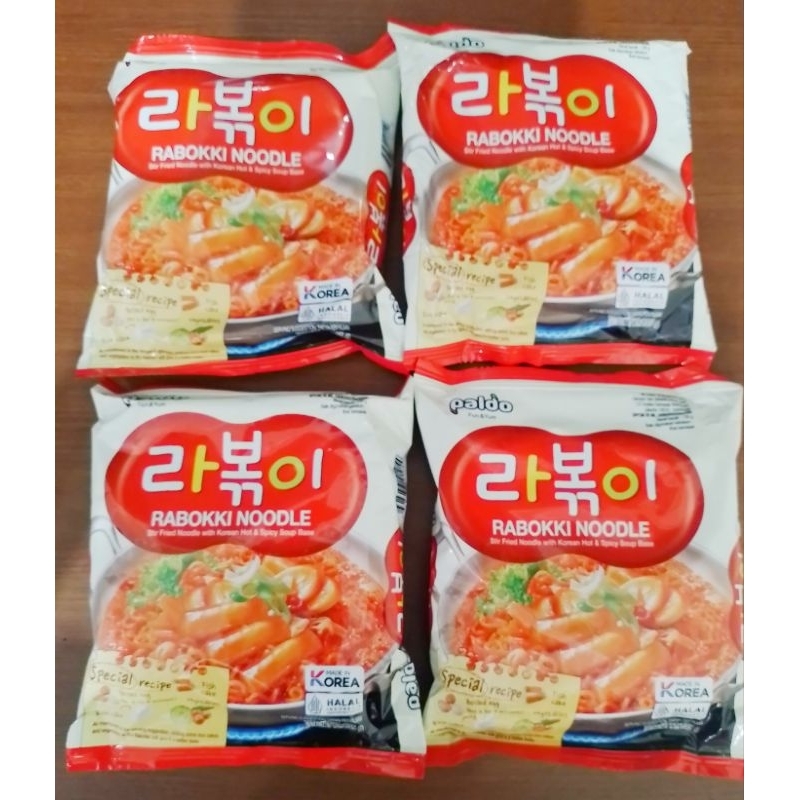 

PALDO RABOKKI NOODLE KOREA RAMEN PALDO MI INSTAN KOREA RABOKKI RAMEN INSTAN