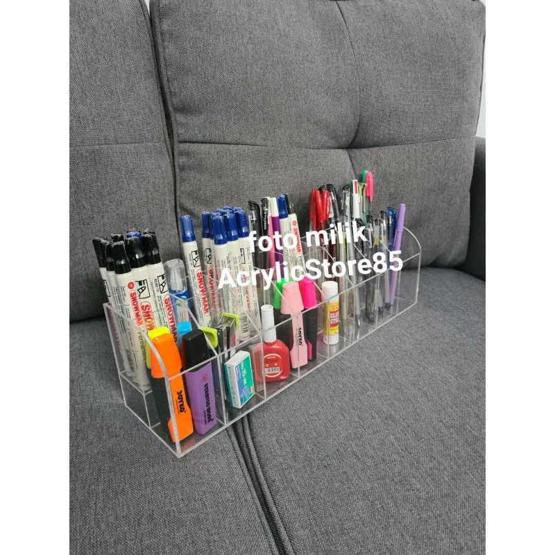 

Acrylic XT tempat pulpen/pensil/ATK (2 tingkat) 16 kotak