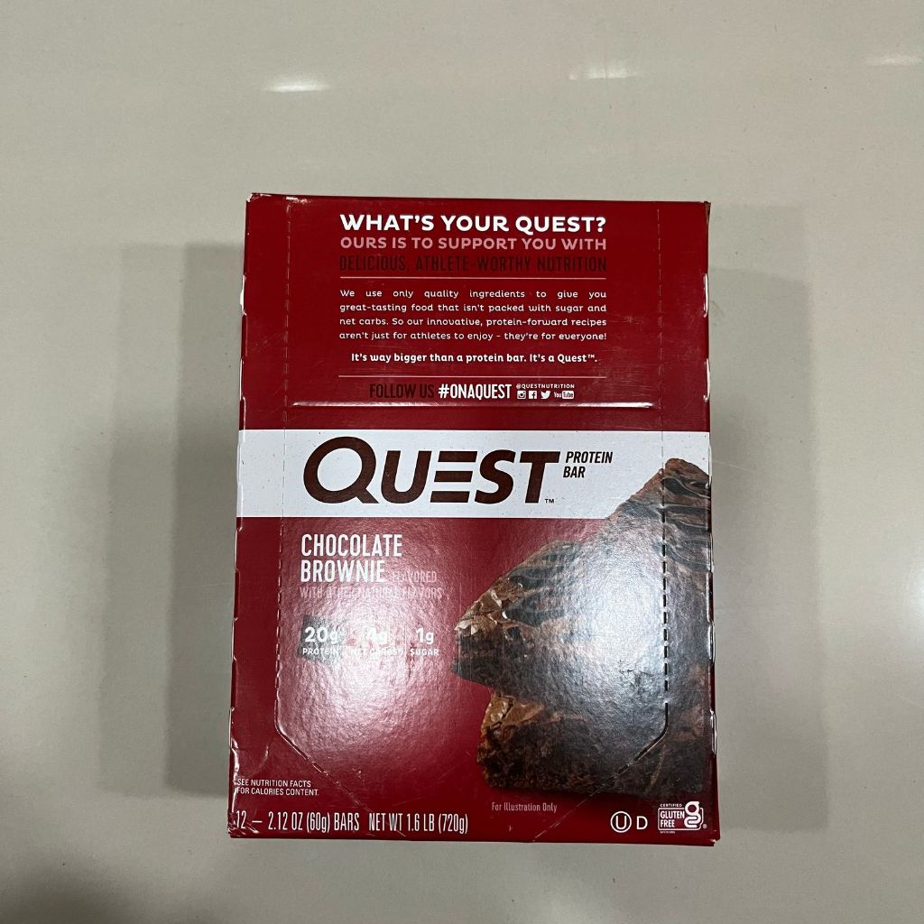 

Quest Nutrition Protein Bar Chocolate Brownie 12x60g