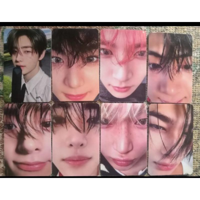 Photocard unofficial ENHYPEN ZOOM. SUNGHOON GIGIT DASI  Dua Sisi, Laminasi Glossy