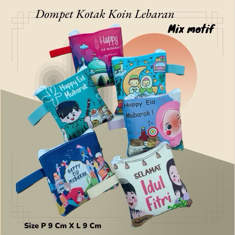 

( 1 LUSIN ISI 12 PCS ) AMPLOP LEBARAN ANGPOU LEBARAN DOMPET KOTAK KOIN LEBARAN