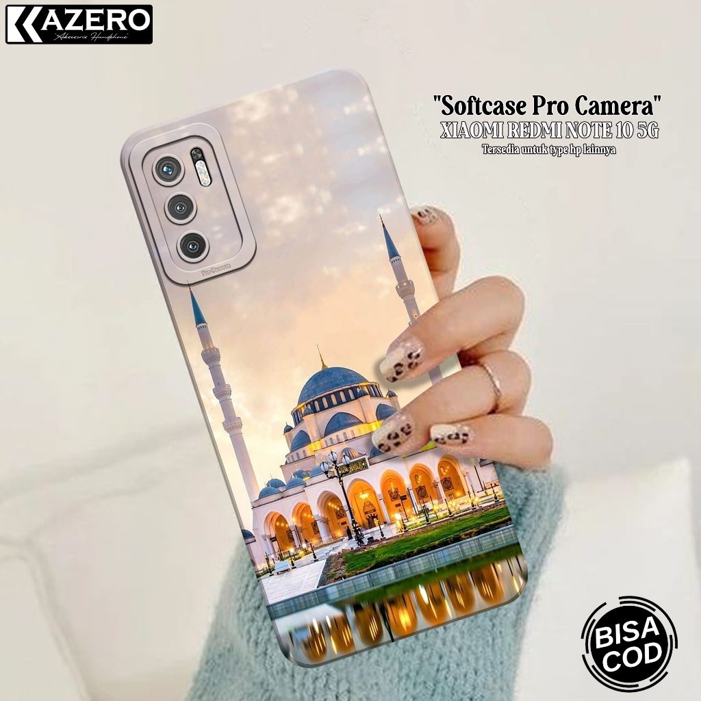 Silikon HP Xiaomi Redmi Note 10 5G - Fashion Case Masjid - Softcase Xiaomi Redmi Note 10 5G - Case R