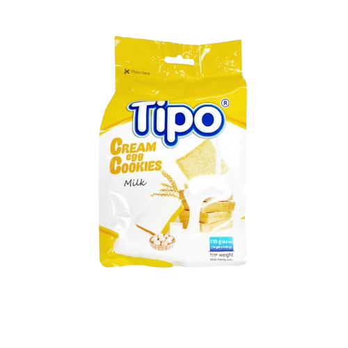 

TIPO CREAM EGG COOKIES MILK 135 GR 8934760211708