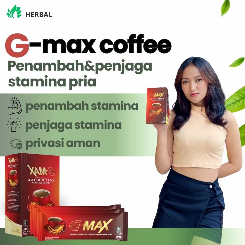 

KOPI G-MAX kopi penambah stamina pria