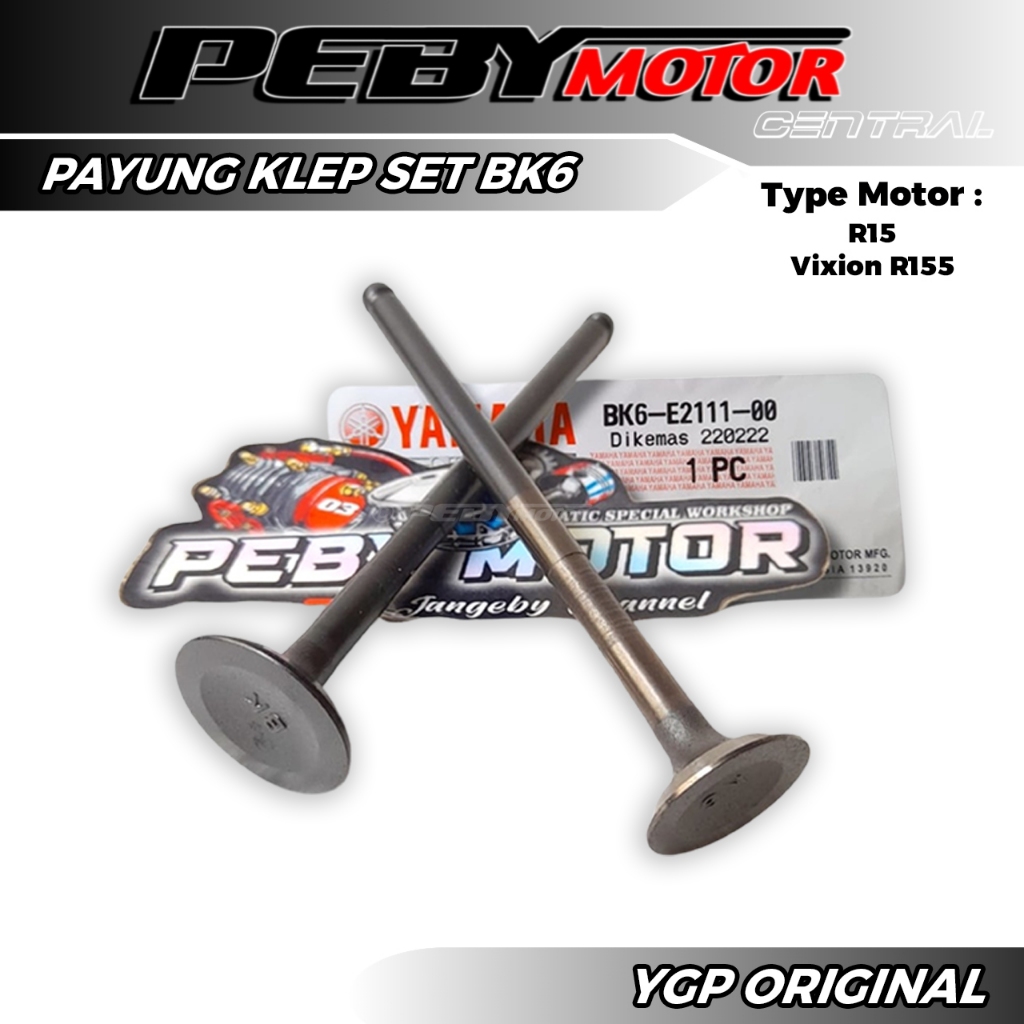 Payung Klep SET R15 Vixion R 155 ORIGINAL Resmi YGP