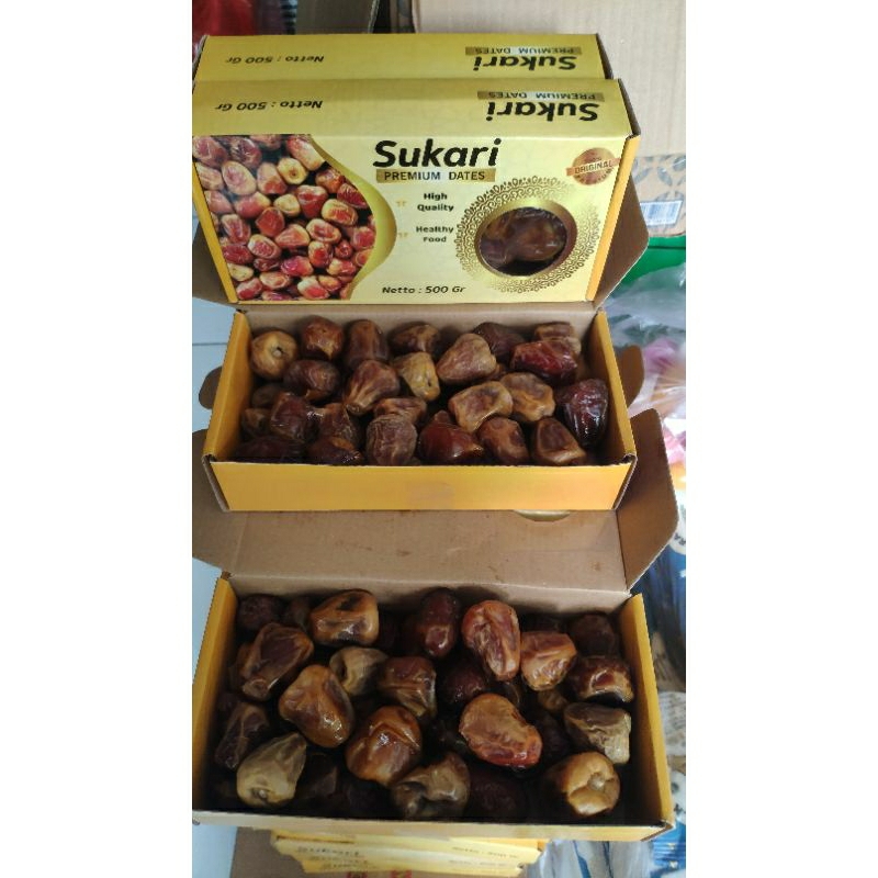 

[ASLI PREMIUM KURMA SUKARRY] Kurma Sukarry Box/ Kurma Sukari Premium 500 gram