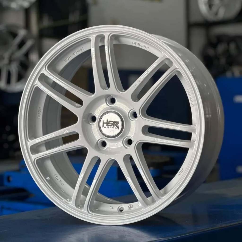 Velg Hsr Boon Ring 17 Lubang Baut 5x114 Putih