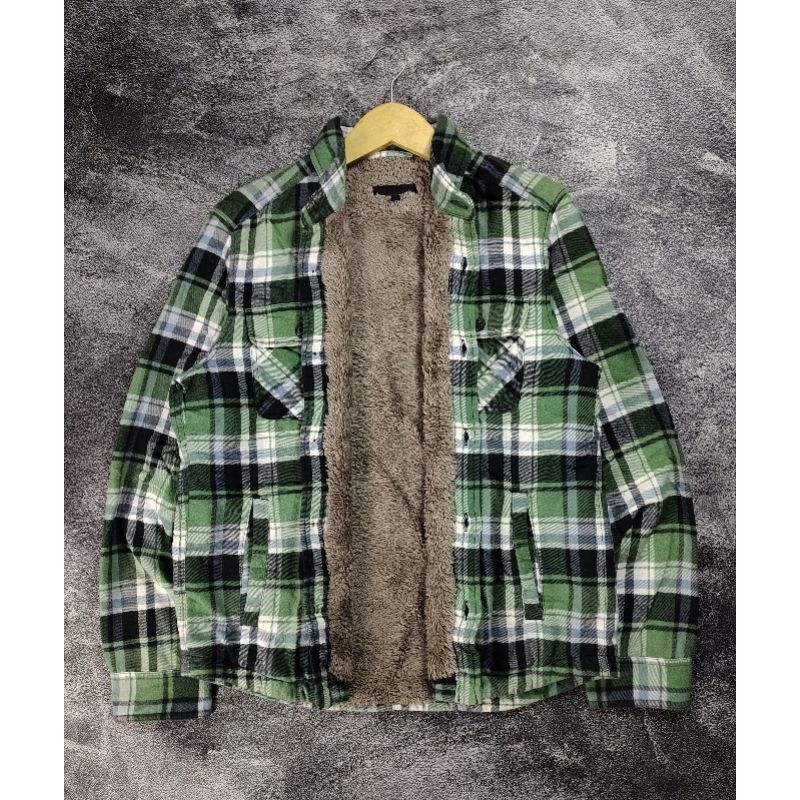 Flanel Sherpa Uniqlo