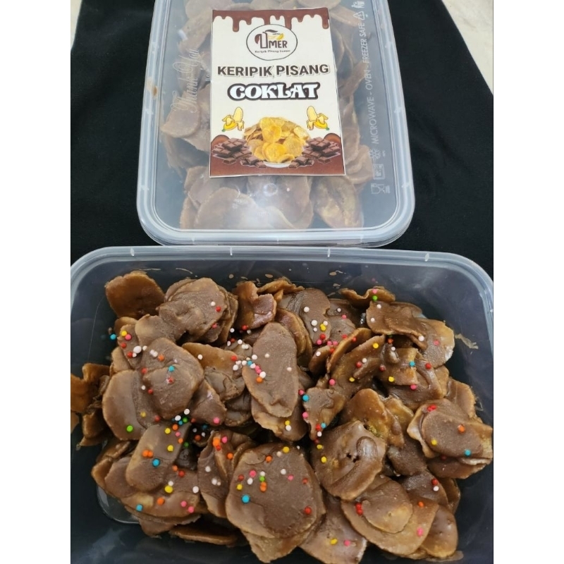 

Kripik pisang lumer rasa Coklat
