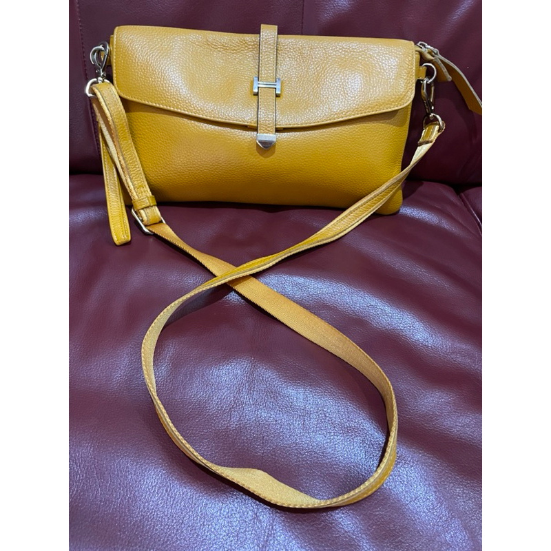 tas kulit asli second