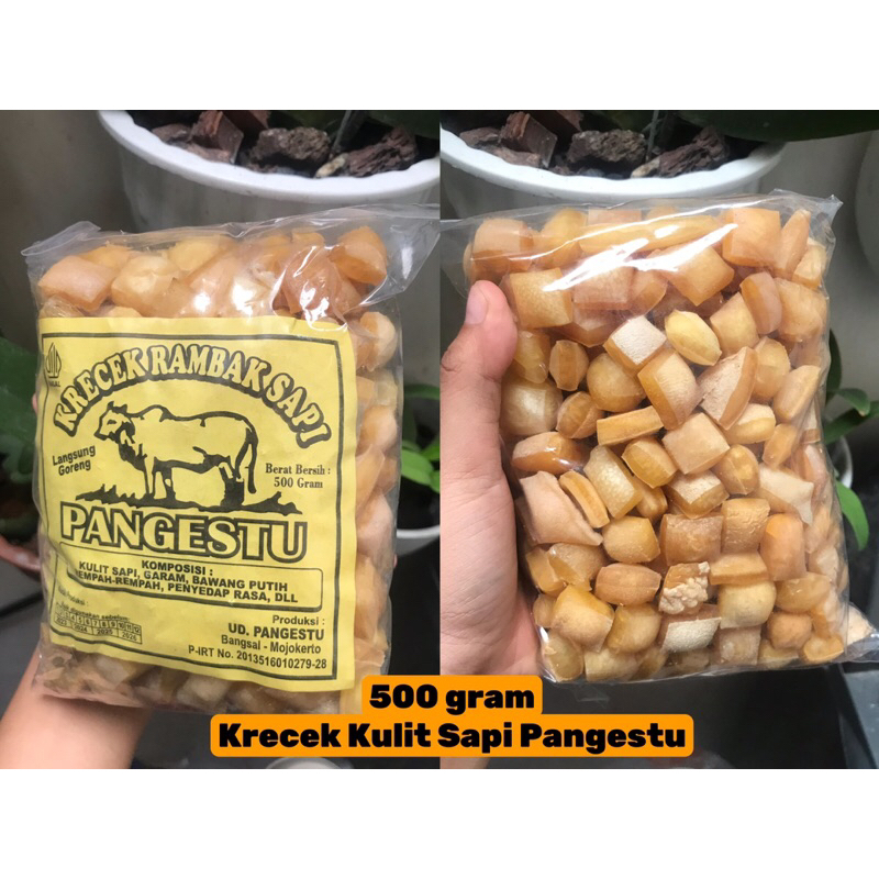 

[500 gr] Krecek Rambak Kulit Sapi Kotak Mentah