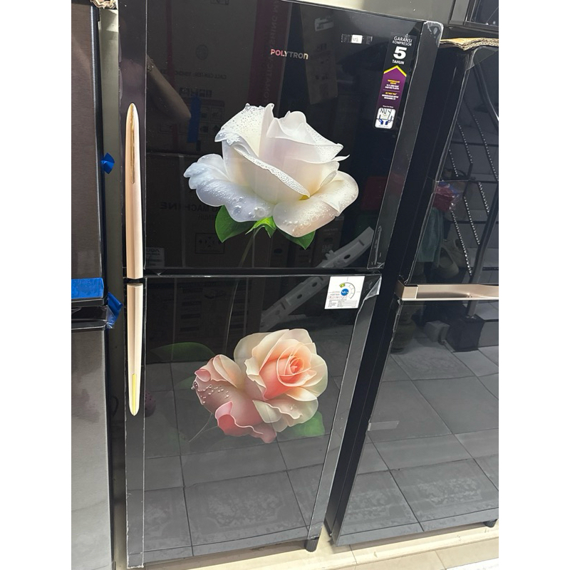Kulkas Polytron 2 pintu PRM 21 DRD - Kapasitas 210 Liter / 21Drd