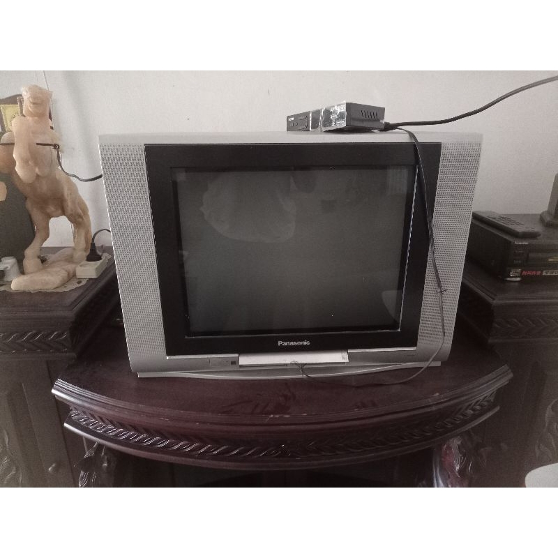 TV Tabung Panasonic 21 inch + STB (pemakaian pribadi)