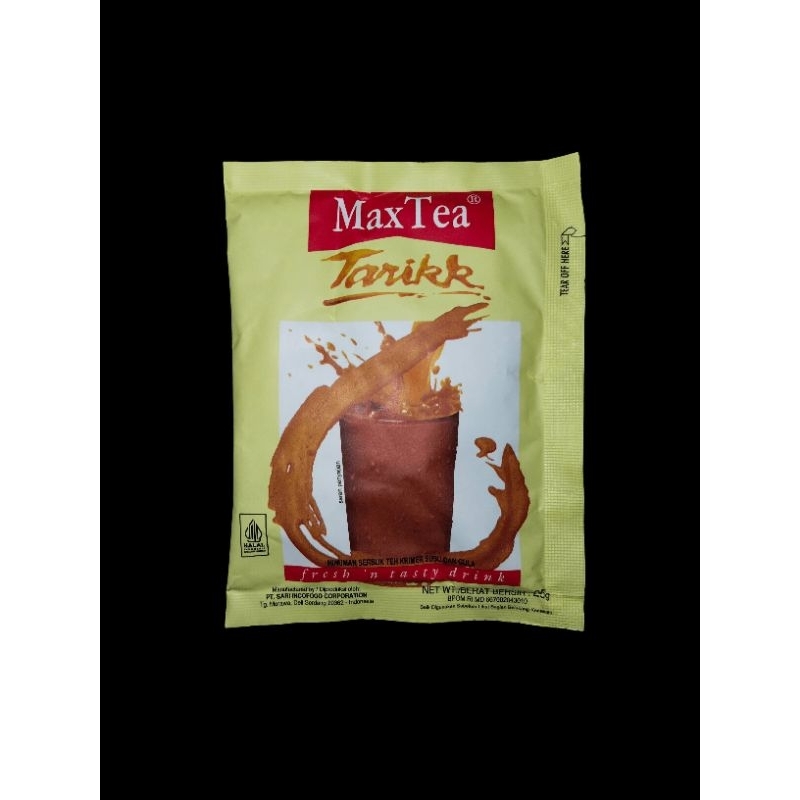 

maxtea tarikk 1 sachet 25g teh tarik minuman bubuk krimer susu