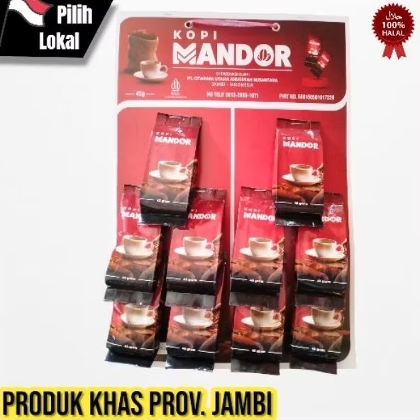 

Kopi Mandor Khas PROV Jambi Paket 10 pcs
