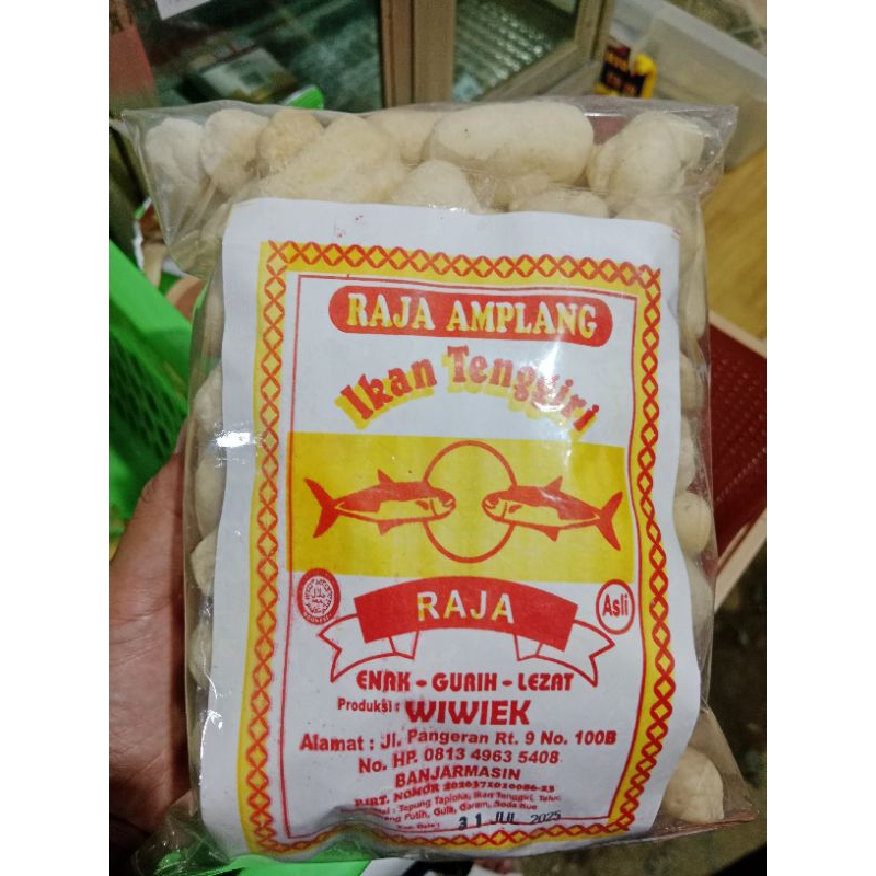 

AMPLANG IKAN TENGGIRI/KERUPUK IKAN TENGGIRI/BKS BESAR