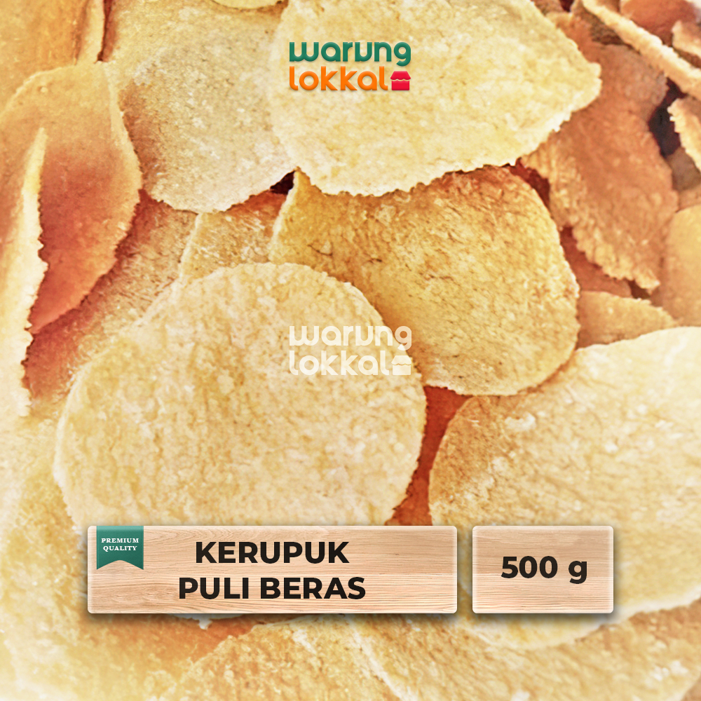 

Kerupuk Puli Beras 500g - Warung Lokkal