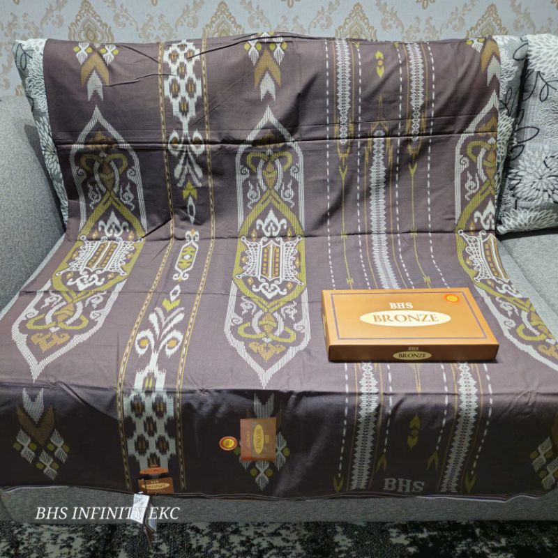Sarung Bhs Infinity Kembang, DDA, Bronze