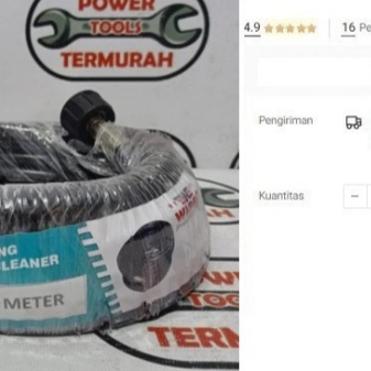 

SELANG JET CLEANER 5 MTR APW 40 CUCI MOTOR MOBIL SELANG LAKONI