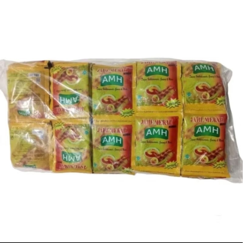 

AMH Jahe Merah 1 Bal isi 5 Renceng @10 Sachet
