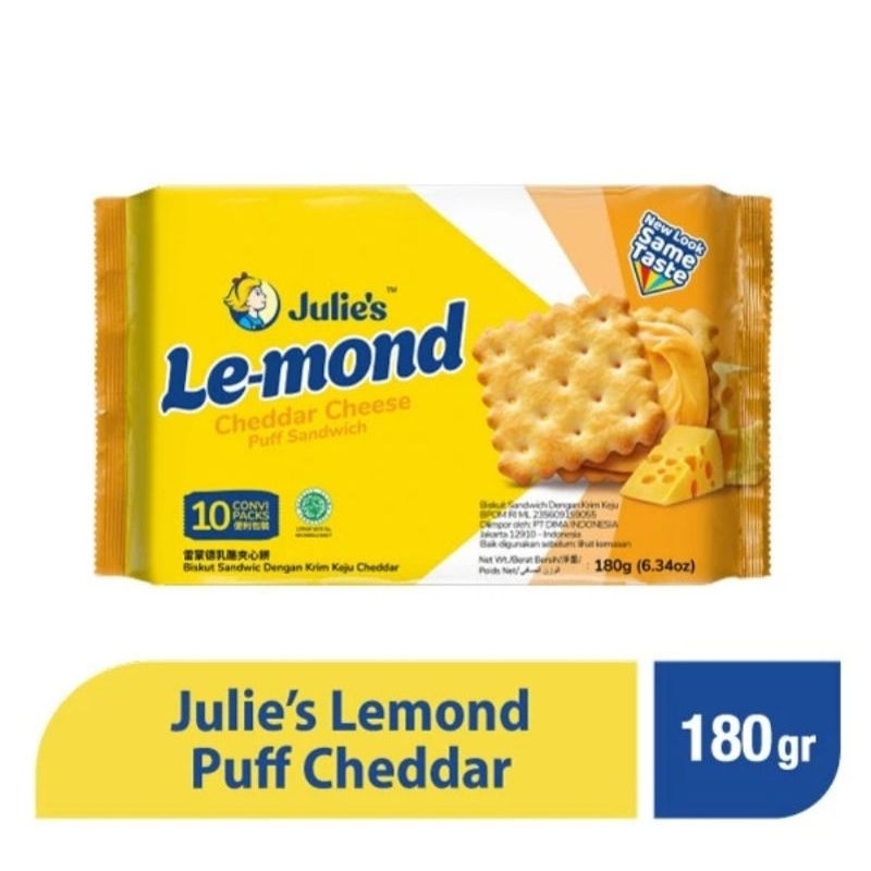 

Julie's Le-mond Puff Sandwich Cheddar Cheese (180 Gr)