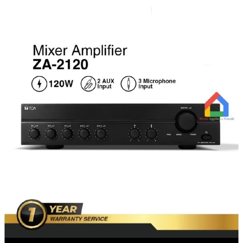 TOA ZA 2120 MIXER POWER 120 WATT/ TOA ZA2120