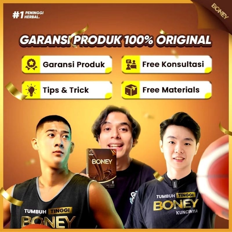 

100% ORIGINAL SUSU BONEY ASLI ISI 10 SACHET PENINGGI BADAN AMPUH BAGUS