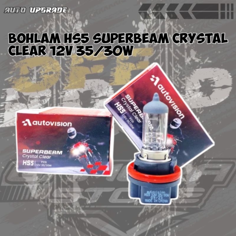 Bohlam HS5 Superbeam Crystal Clear 12V 35/30W
