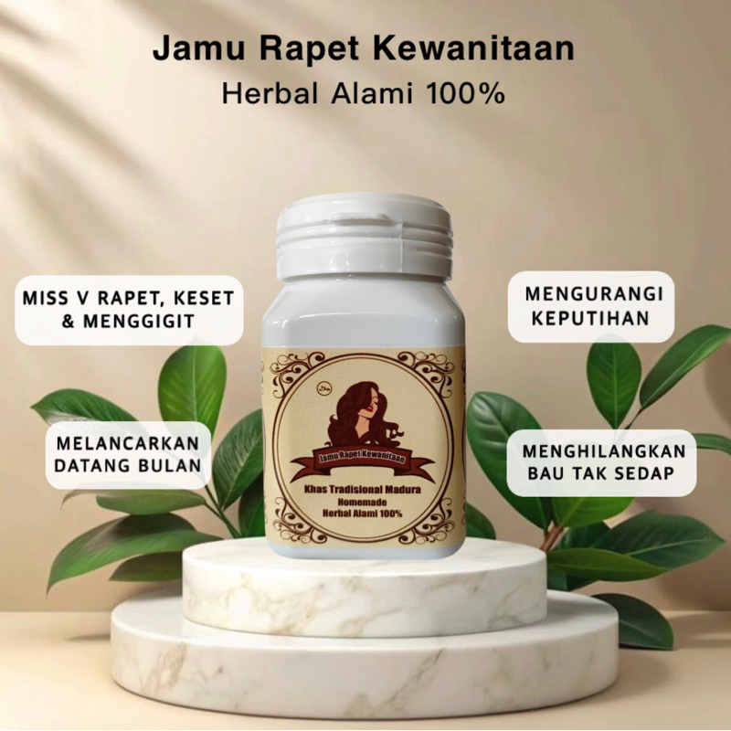 ( PRIVASI AMAN ) JAMU RAPET KEWANITAAN RAMUAN MBOK AYU / Jamu Rahasia Wanita / Jamu Perapat Miss V /