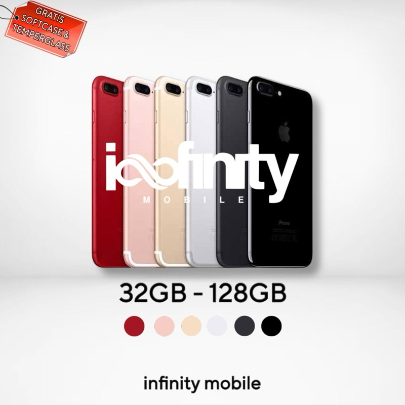 HP iP 7 Plus 32GB - 128GB SECOND FULLSET ALL OPERATOR