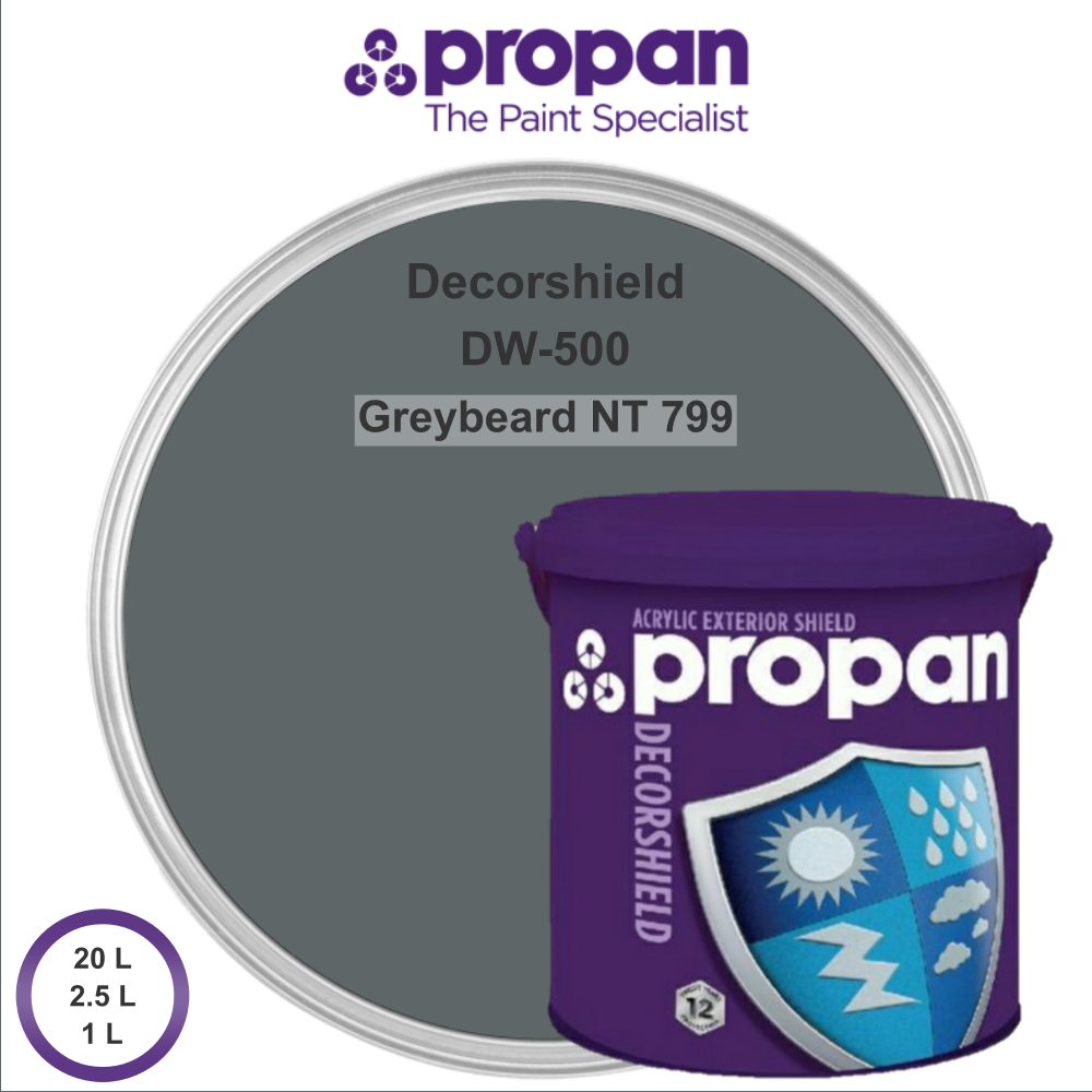 PROPAN DECORSHIELD DW500 NT 799 GREYBEARD - 2.5 LT