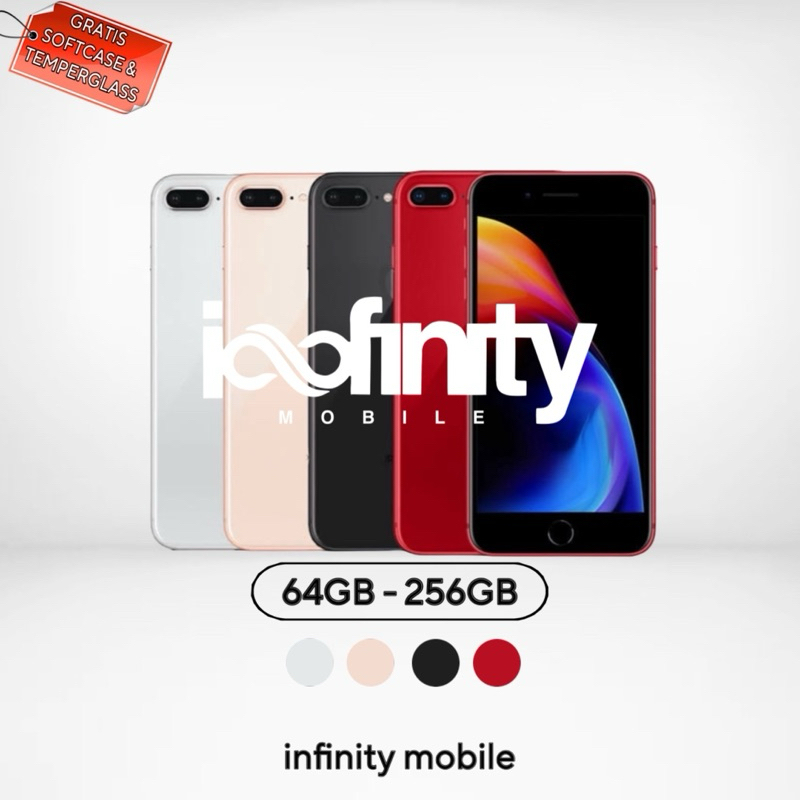 HP iP 8 Plus 64GB - 256GB SECOND FULLSET ALL OPERATOR