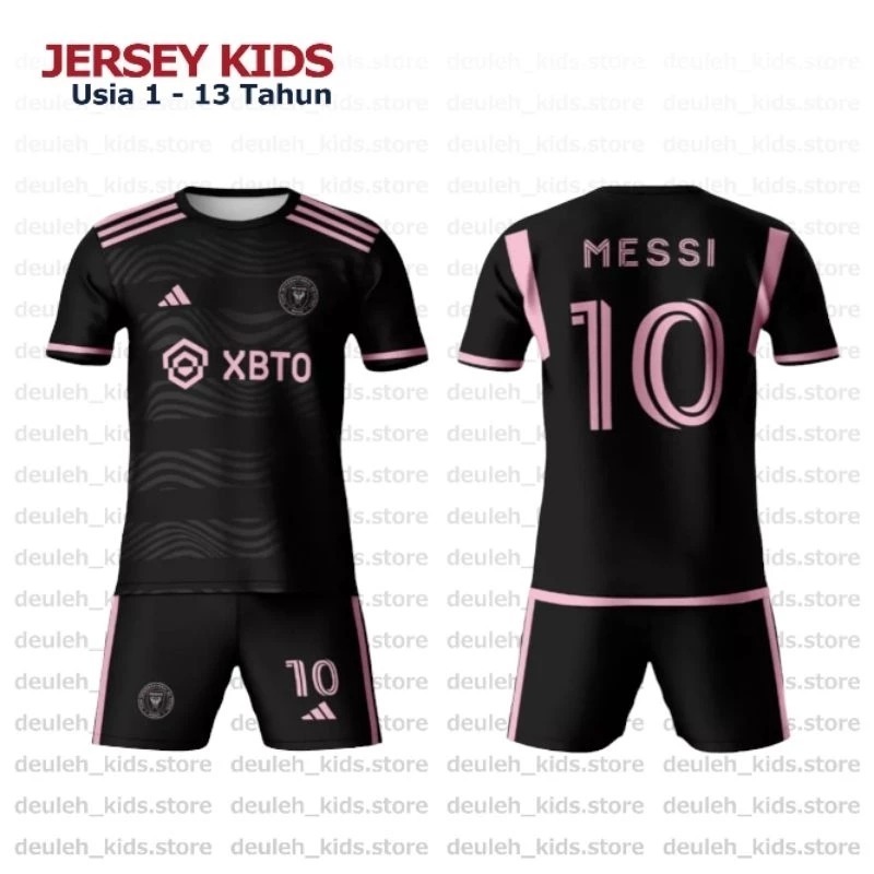 STELAN BAJU BOLA ANAK MESSI INTER MIAMI / JERSEY ANAK MESSI INTER MIAMI / JERSEY BOLA ANAK / STELAN 
