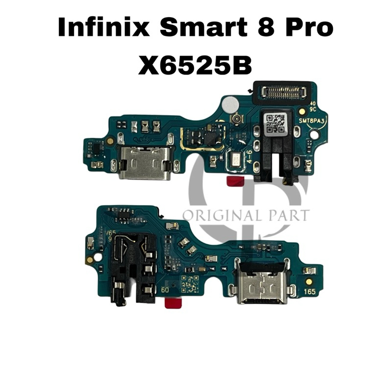 Papan Cas / Pcb Cas / Conector Cas Infinix Smart 8 Pro X6525B